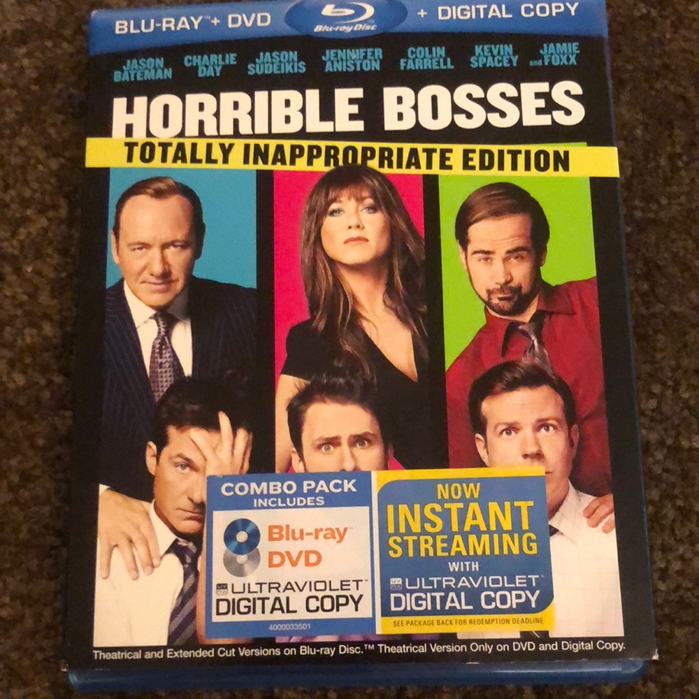 Horrible Bosses Blu-ray DVD Combo Pack